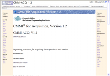CMMI for Acquisition 1.2 - CMMI for Acquisition-1
